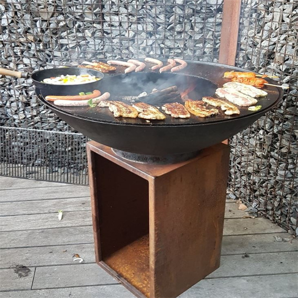 Customed Corten Steel Barbecue Grills Review